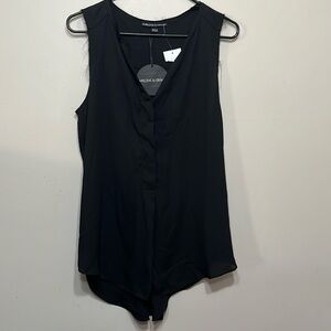 NWT BLK HARLOWE & GRAHAM TANK